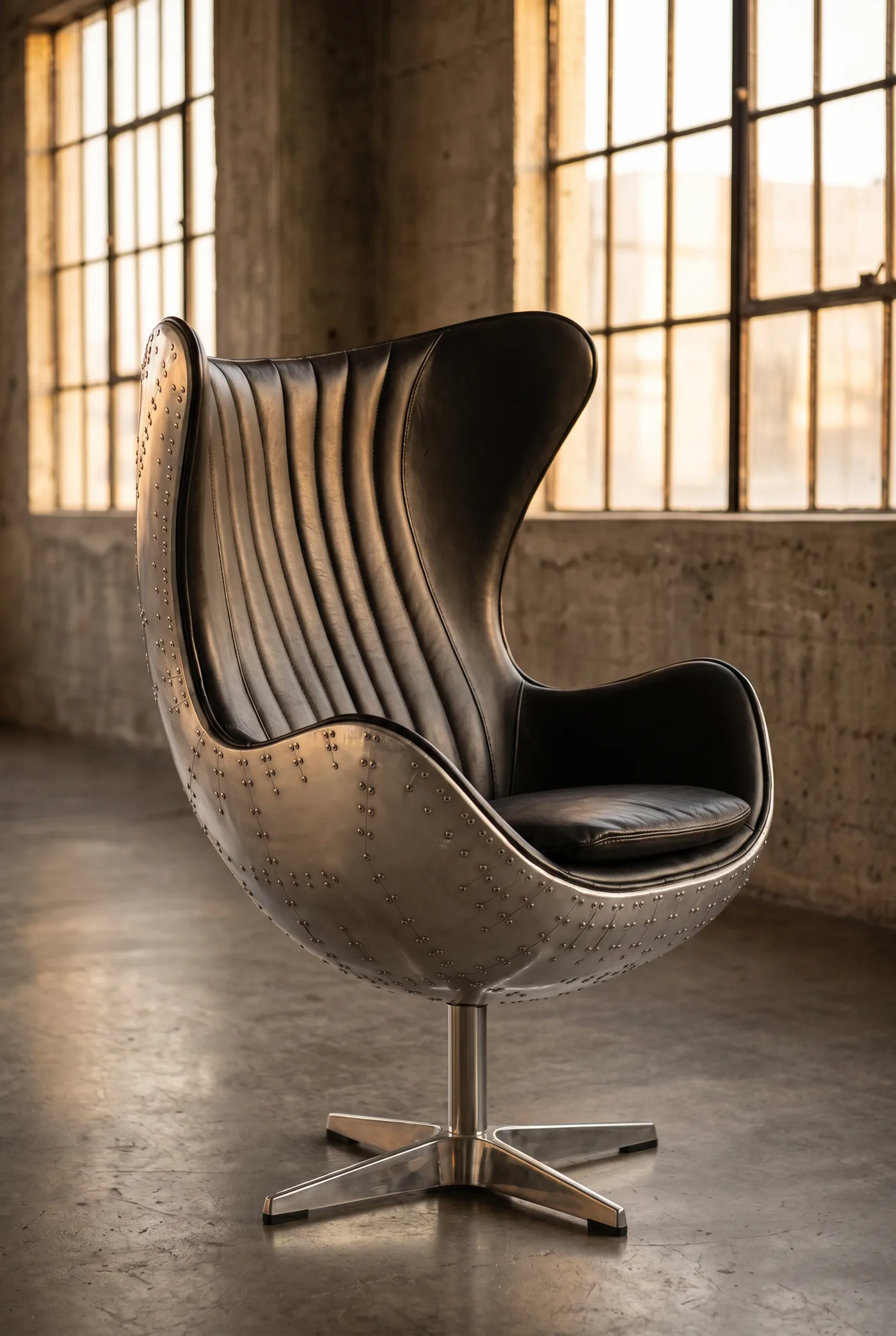 Кресло-яйцо Cocoon, Aluminum Finish