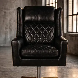 Офисное кресло Gamer Black Spitfire в стиле лофт — купить в OLD LOFT