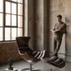 Lobster Chair & Ottoman — в интерьере
