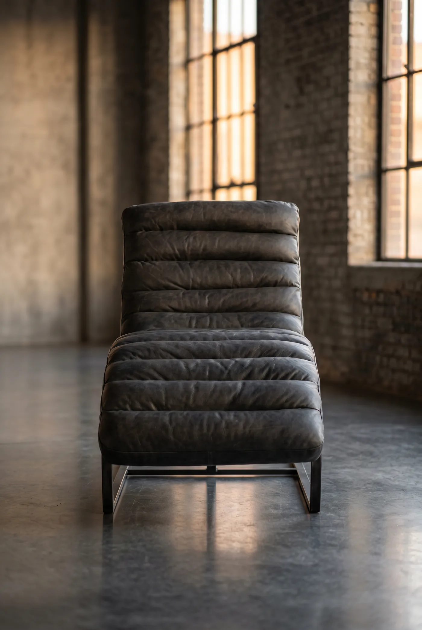 Шезлонг Nomad Black, Steel Frame