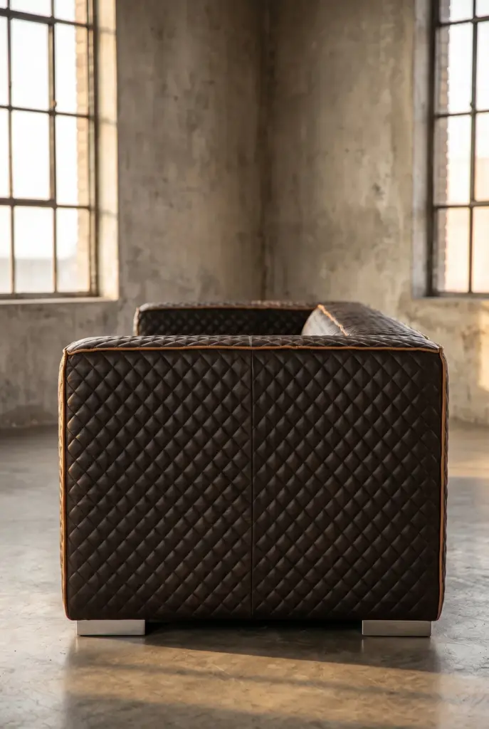 Трехместный диван Atlant, Quilted Leather