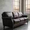 Трехместный диван Black Prince Leather — 45°