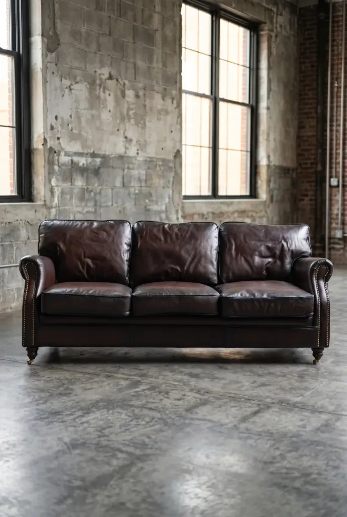 Трехместный диван Black Prince Leather