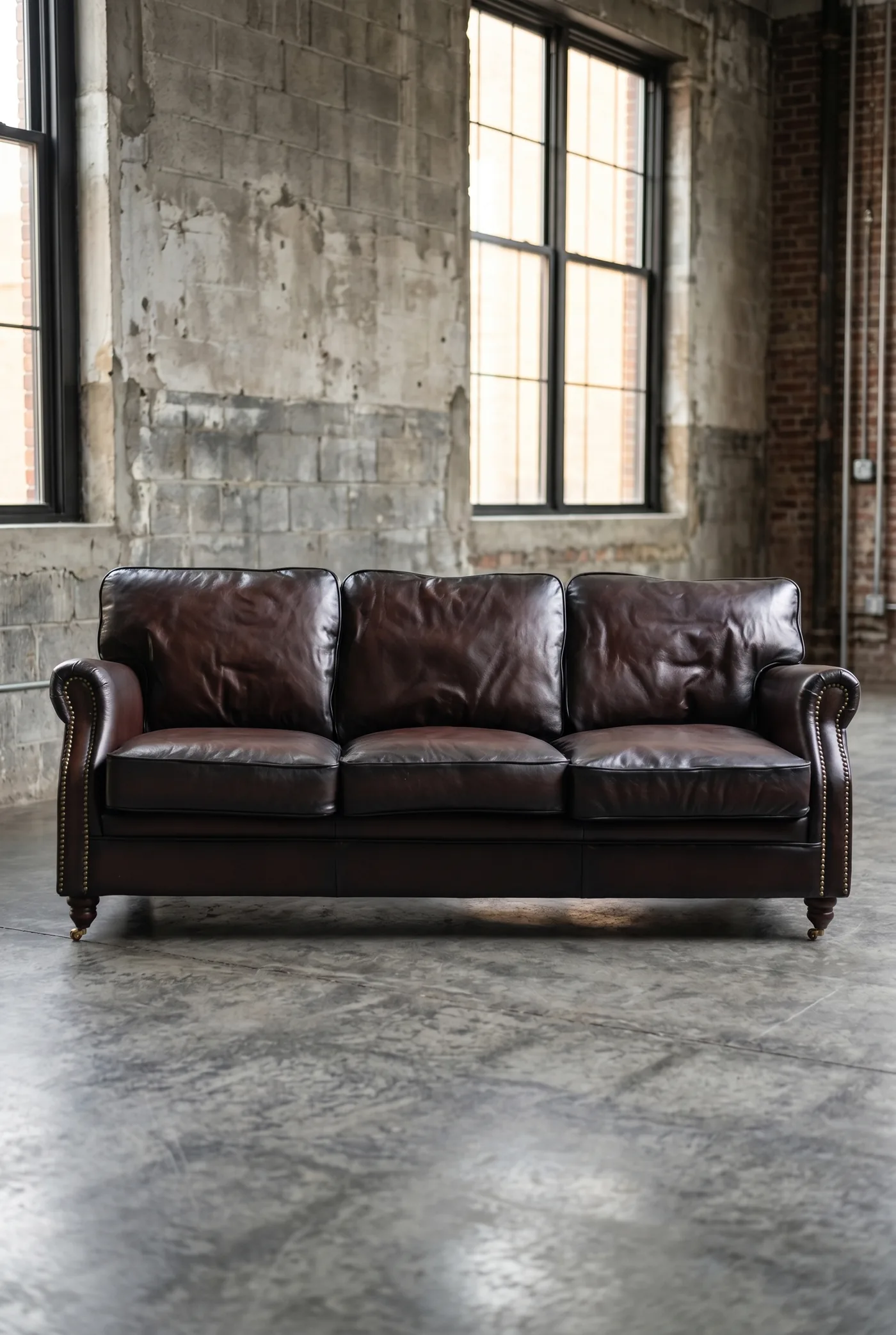 Трехместный диван Black Prince Leather