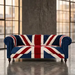Трехместный диван Britain 3 Seats в стиле лофт — купить в OLD LOFT