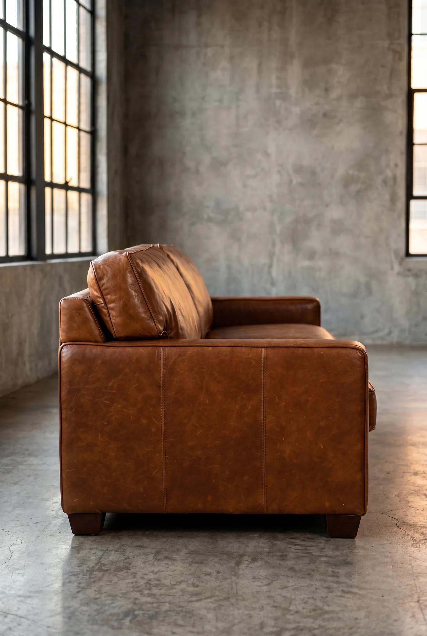 Трехместный диван City Genuine Leather