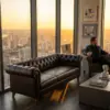 Трехместный диван Dark Lily 3 Seats — в интерьере