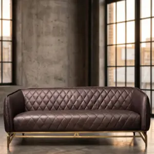 Трехместный диван Diplomat 3 Seater в стиле лофт — купить в OLD LOFT