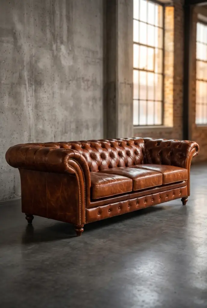 Трехместный диван Milan Brown 3 Seats