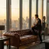 Трехместный диван Milan Brown 3 Seats — в интерьере