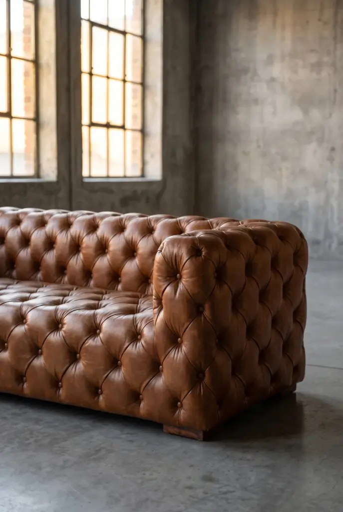Трехместный диван Nega Quilted Leather