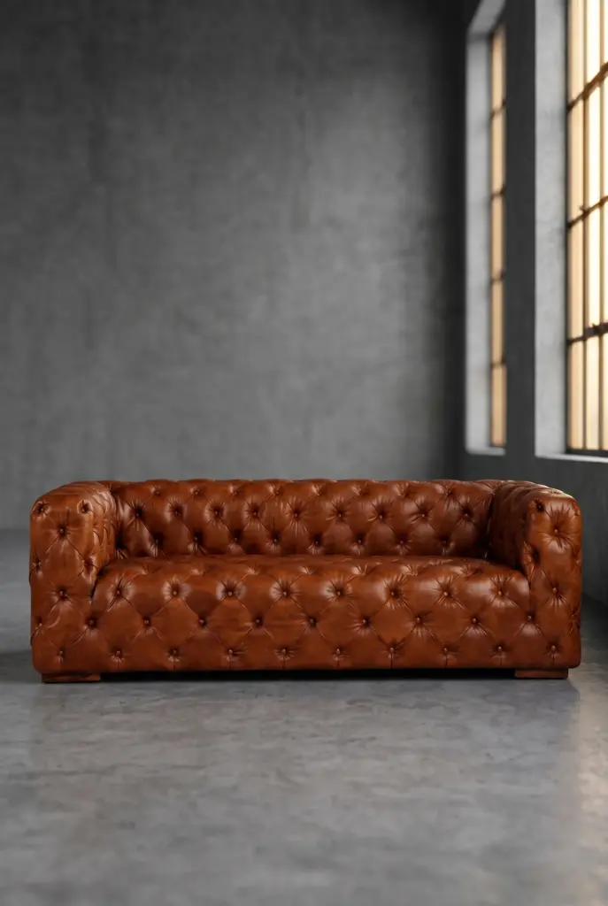 Трехместный диван Nega Quilted Leather