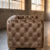 Трехместный диван Nega Quilted Leather — профиль