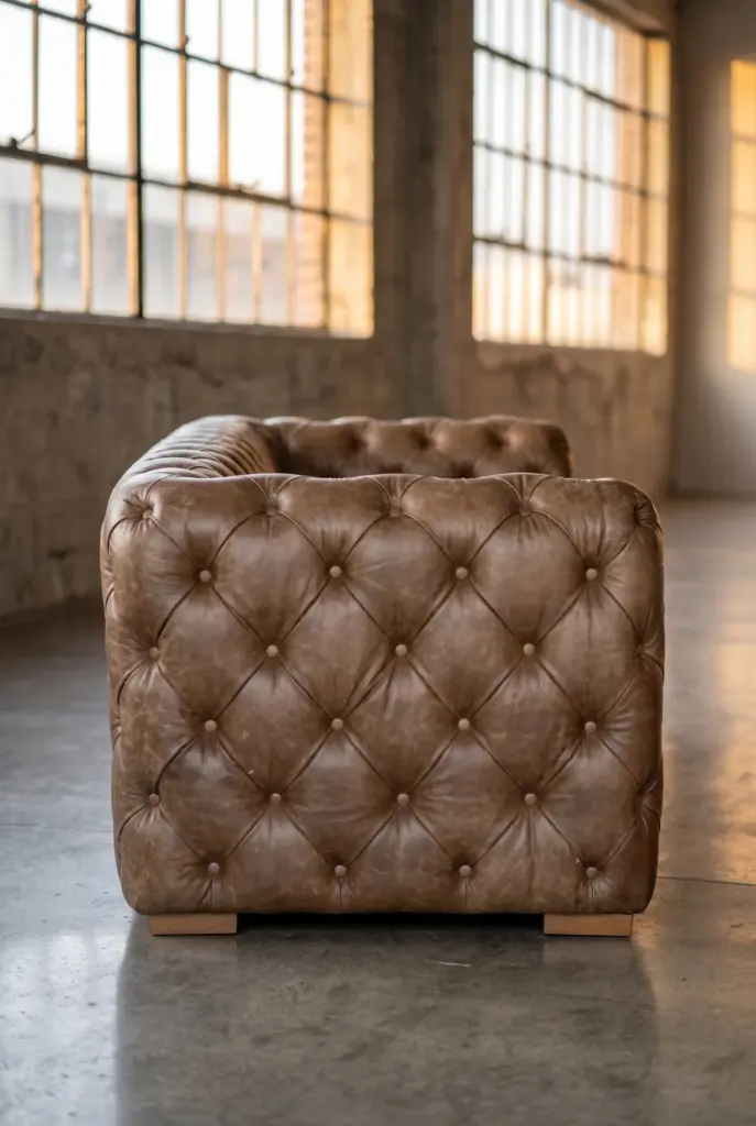 Трехместный диван Nega Quilted Leather