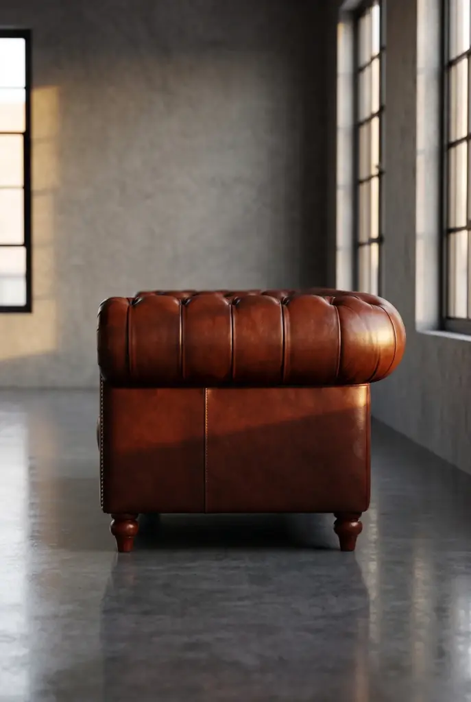 Трехместный диван Nottingham Quilted Leather