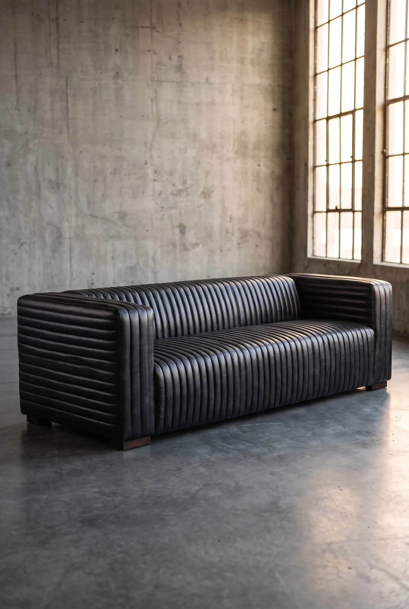 Трехместный диван Picky leather sofa