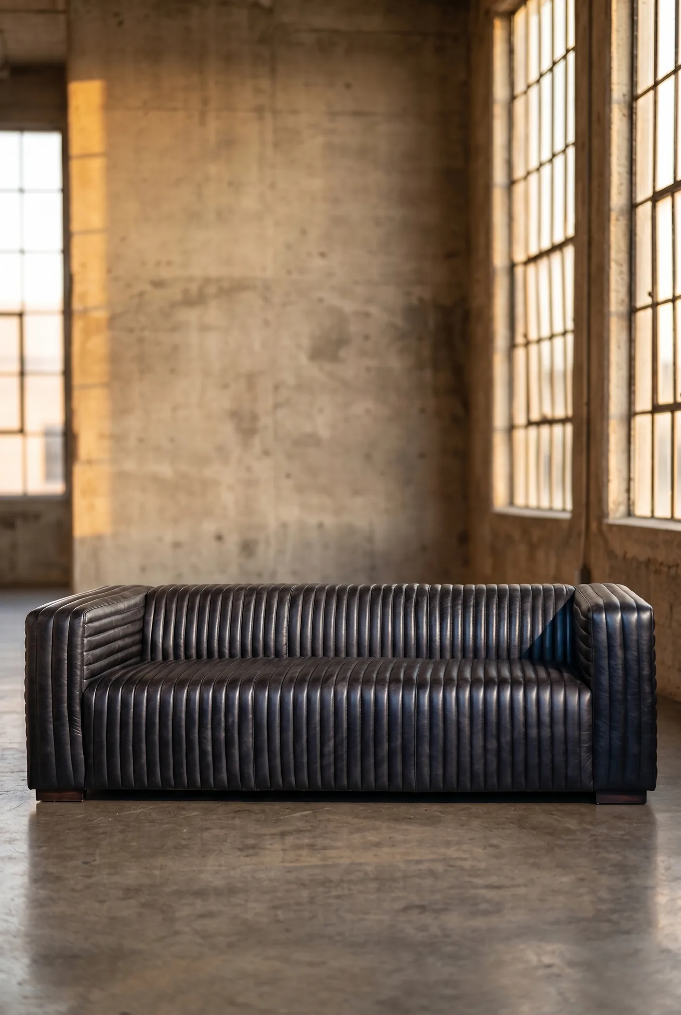 Трехместный диван  Picky leather sofa