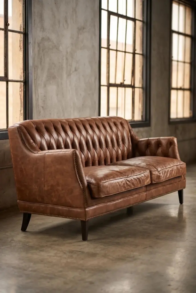 Трехместный диван Royal, Dark Leather