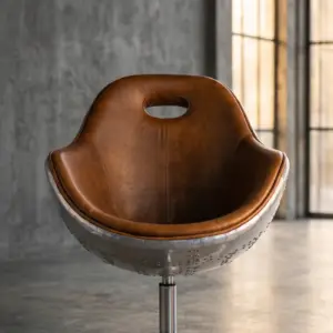 Вращающееся кресло Pilot Egg Rotating в стиле лофт — купить в OLD LOFT