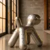 Декоративная фигура Aluminum Dog Interior Decor — 45°