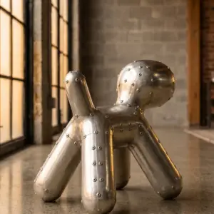 Декоративная фигура Aluminum Dog Interior Decor — 45°