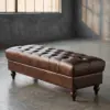 Банкетка Relax Long, Quilted Leather — 45°