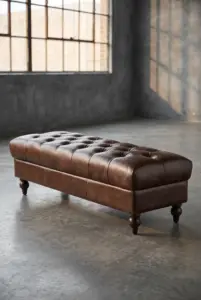 Банкетка Relax Long, Quilted Leather — 45°
