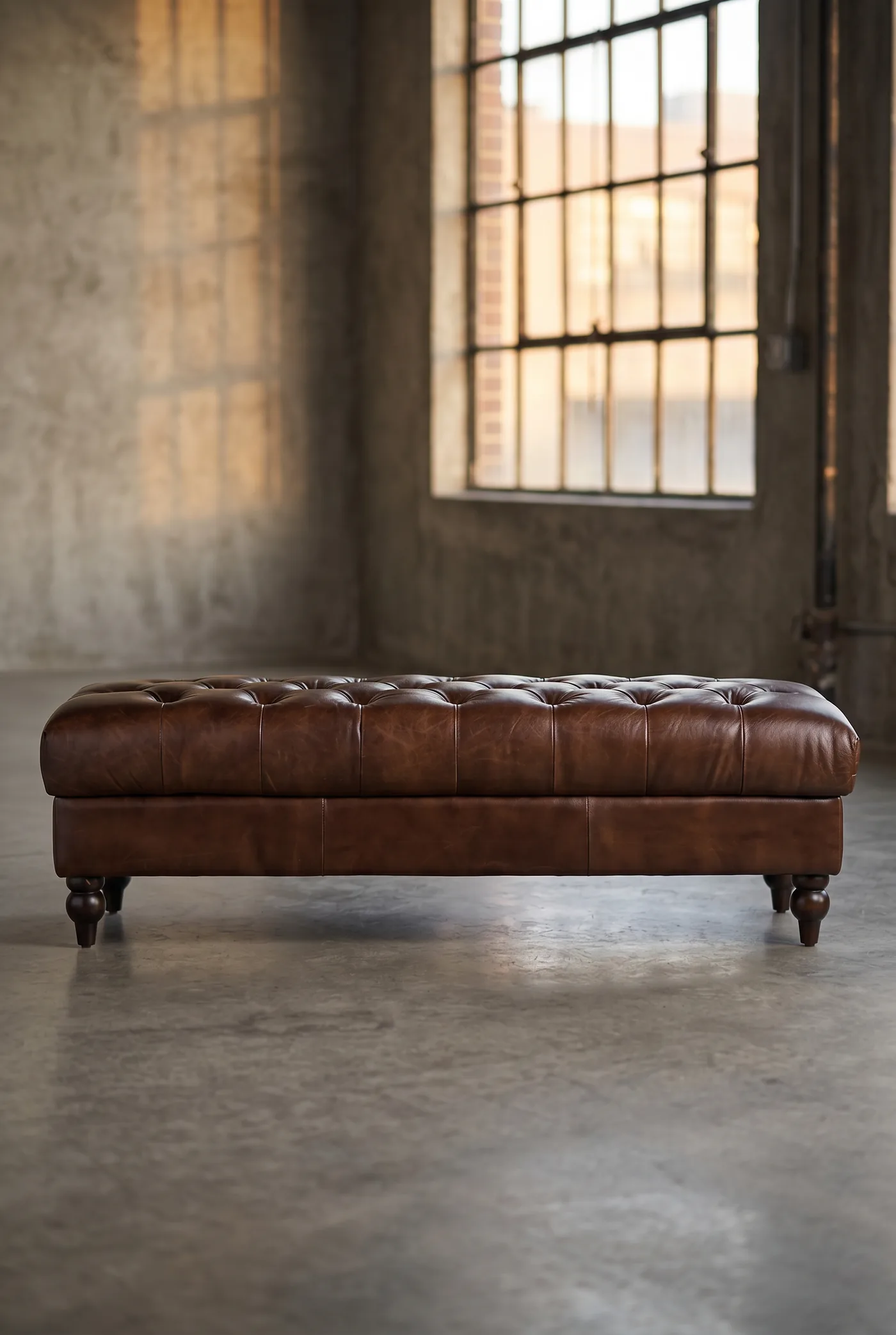 Банкетка Relax Long, Quilted Leather