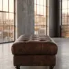 Банкетка Relax Long, Quilted Leather — профиль