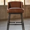 Барный стул Knight with Aluminum Inserts — фронт