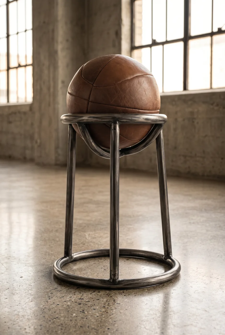 Basketball Shelf Asymmetric, Interior Decor в стиле лофт — купить в OLD LOFT