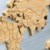 Карта World Map Aluminum and Wood — фото 4