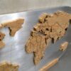 Карта World Map Aluminum and Wood — фото 7