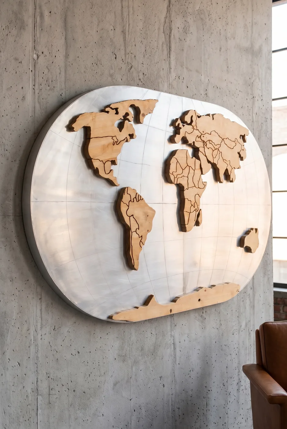 Карта World Map Little Card — 45°