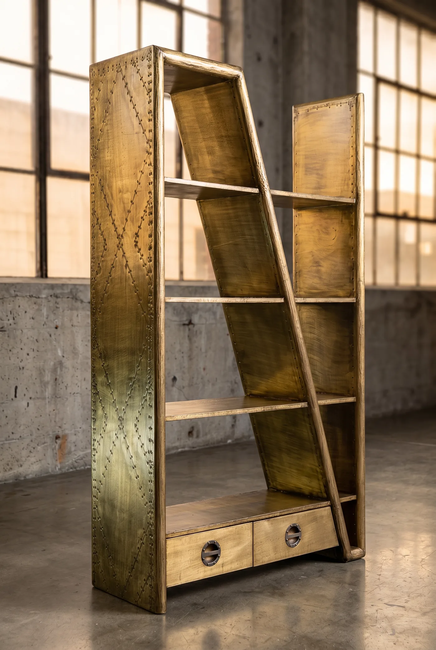Книжный стеллаж Creative Brass Base
