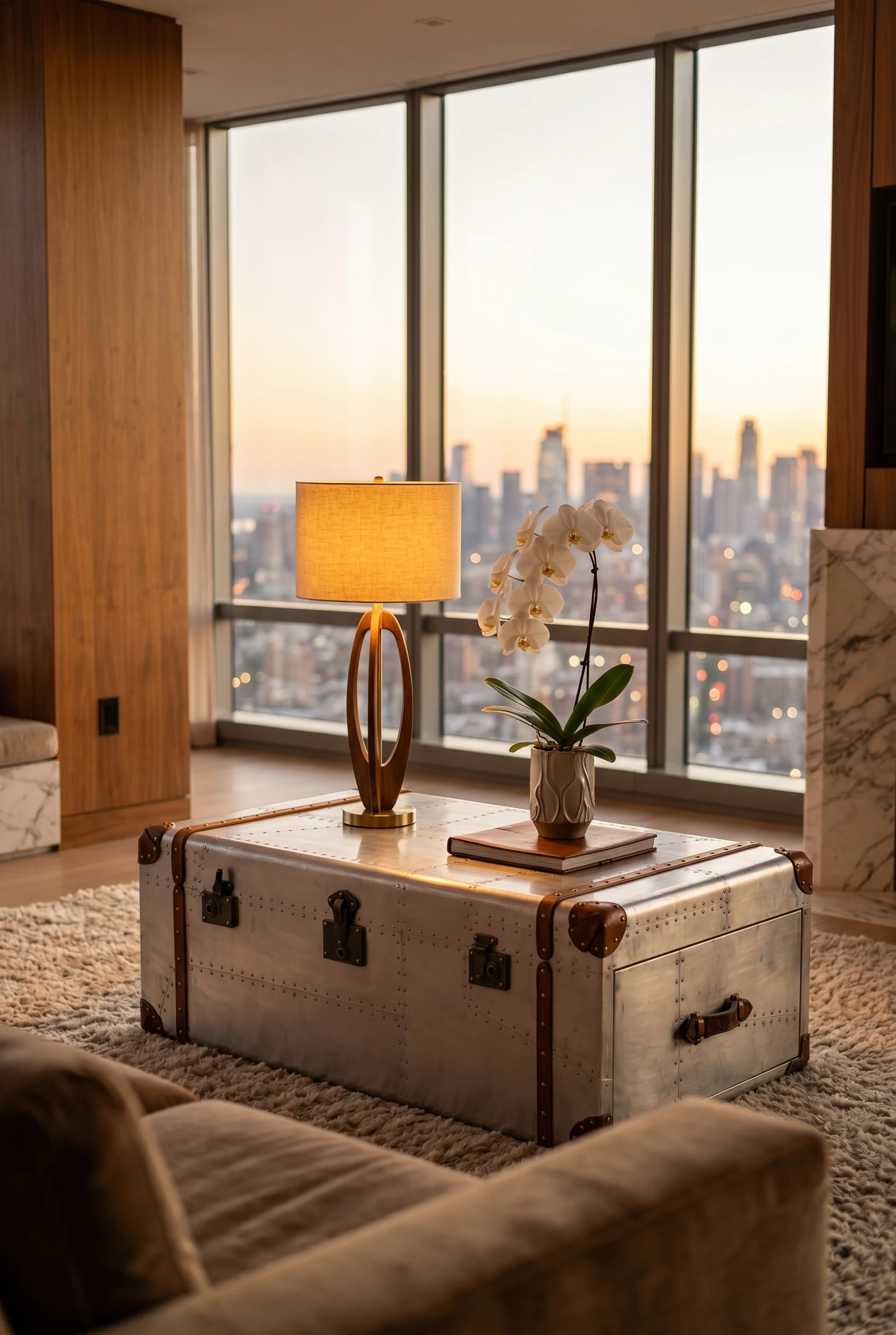 Кофейный стол Aviator Coffee Chest Aluminum — фото 7
