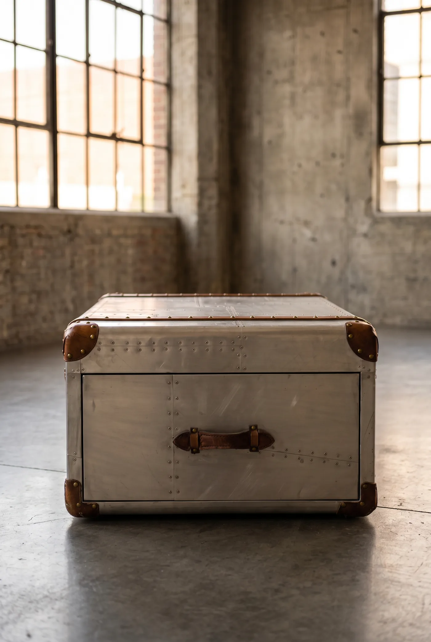 Кофейный стол Aviator Coffee Chest Aluminum — профиль
