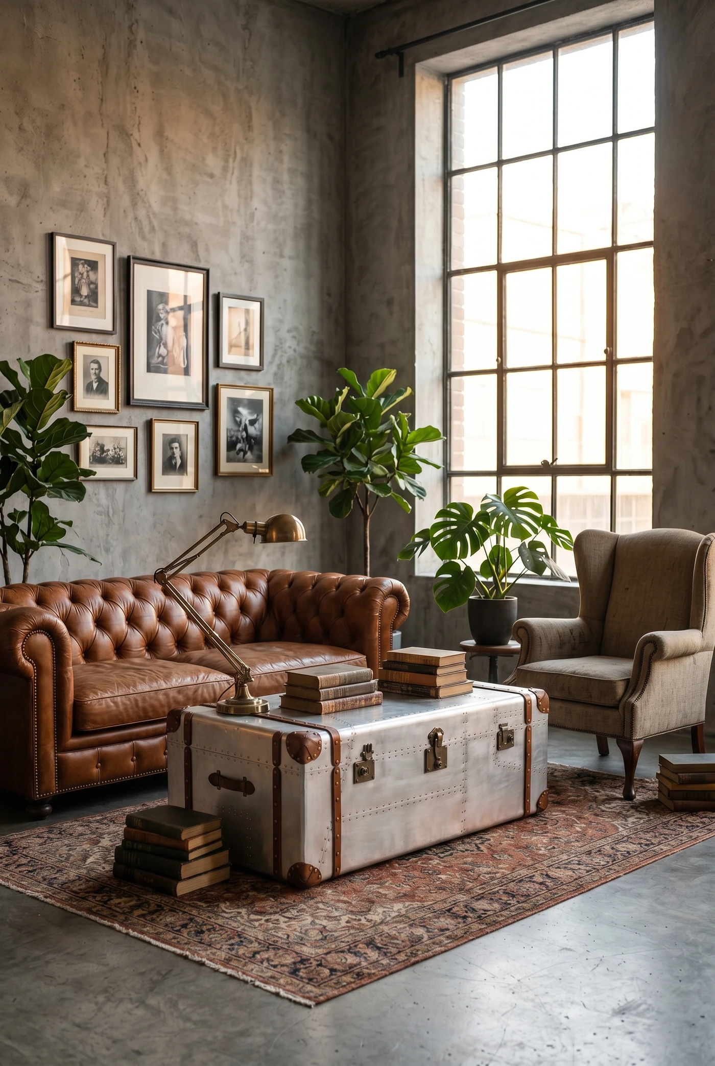 Кофейный стол Aviator Coffee Chest Aluminum — фото 8