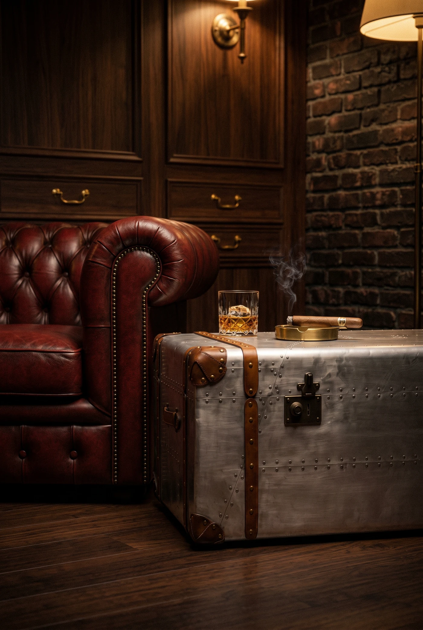 Кофейный стол Aviator Coffee Chest Aluminum — фото 9