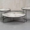 Кофейный столик Ceramic Circle Iron — фото 4