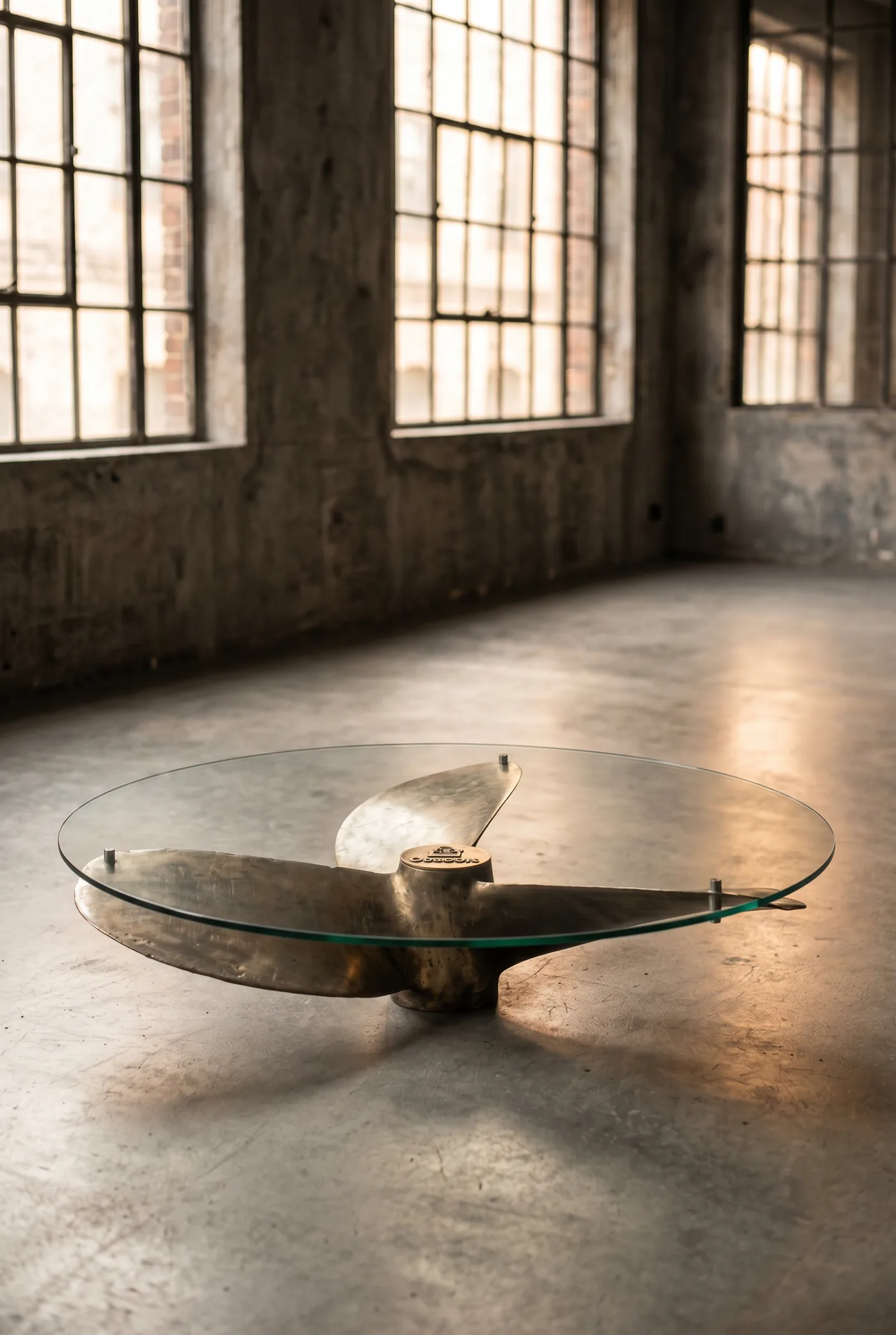 Кофейный столик Iron Propeller, Glass — профиль