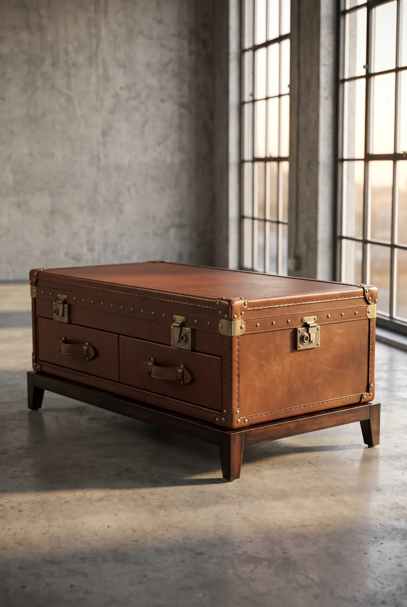 Кофейный столик Luggage Solid Wood — 45°