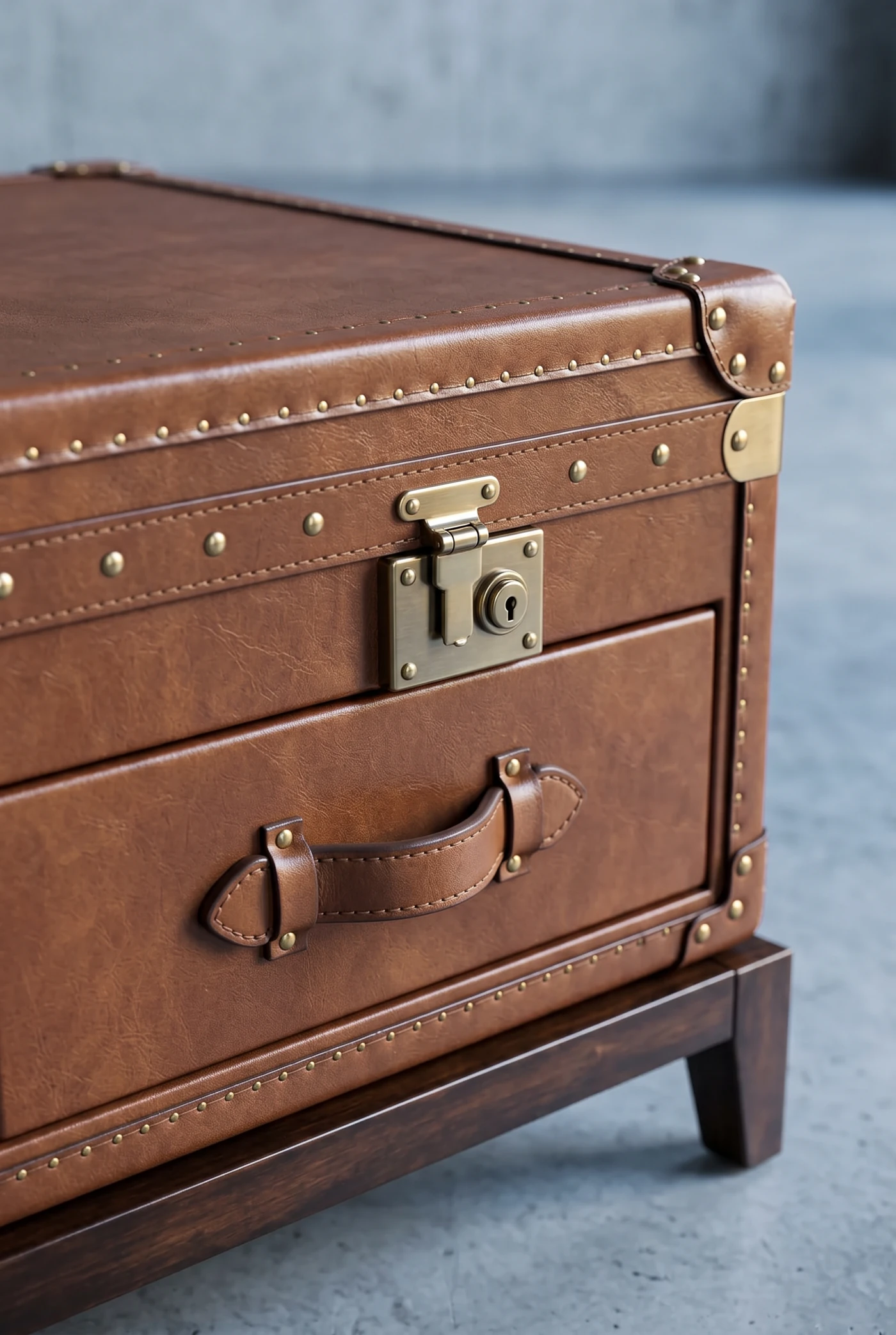 Кофейный столик Luggage Solid Wood — деталь материала