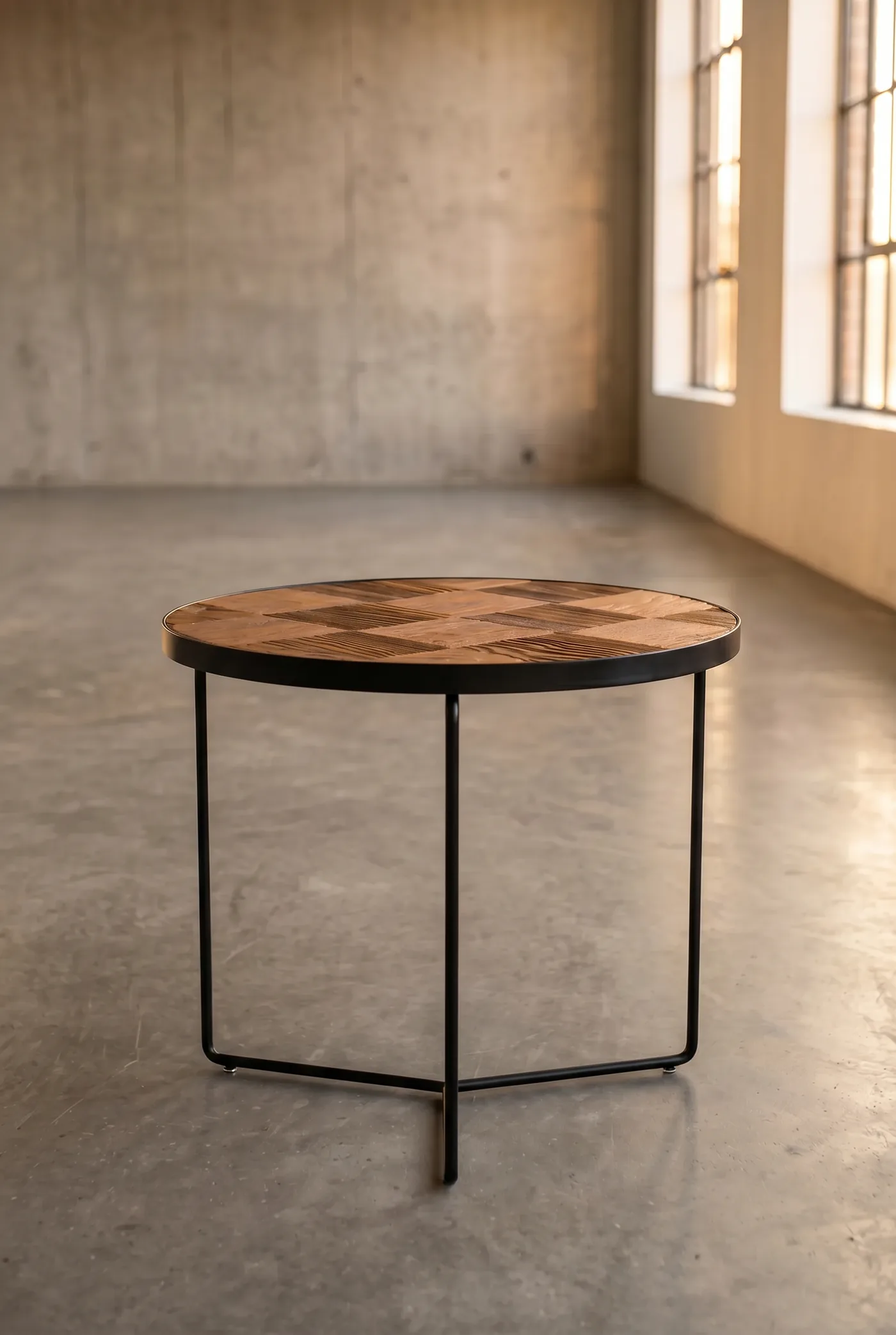Кофейный столик Wood Circle Black