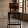 Барный стул Leather Mountain Barstool — фото 1