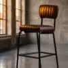 Барный стул Leather Mountain Barstool — фото 3
