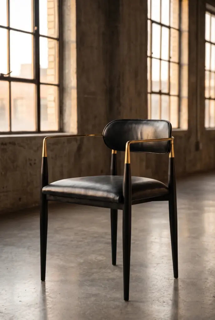 Обеденный стул Agate Steel Armrests