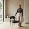 Обеденный стул Agate Steel Armrests — в интерьере