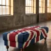 Банкетка Britain Long, Fabric Base — 45°