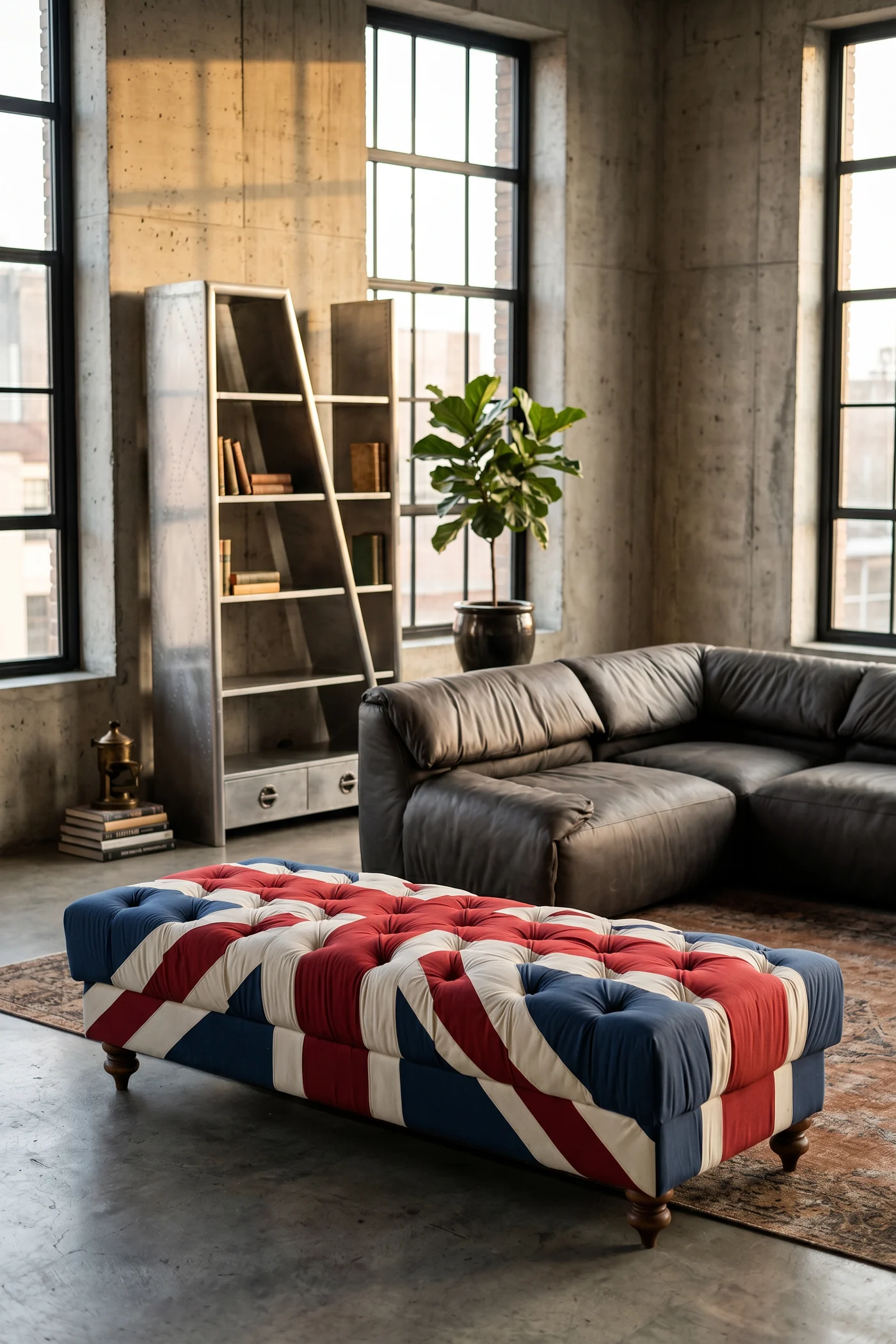 Банкетка Britain Long, Fabric Base — деталь материала